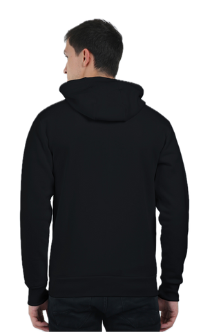 Premium Zipped Hoodie (Black)